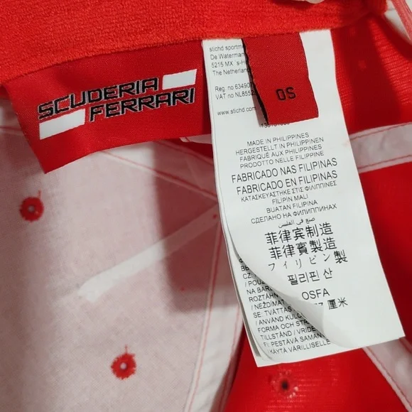 SALE! RARE! NWOT Scuderia Ferrari Monaco Official Product Snap Back Hat